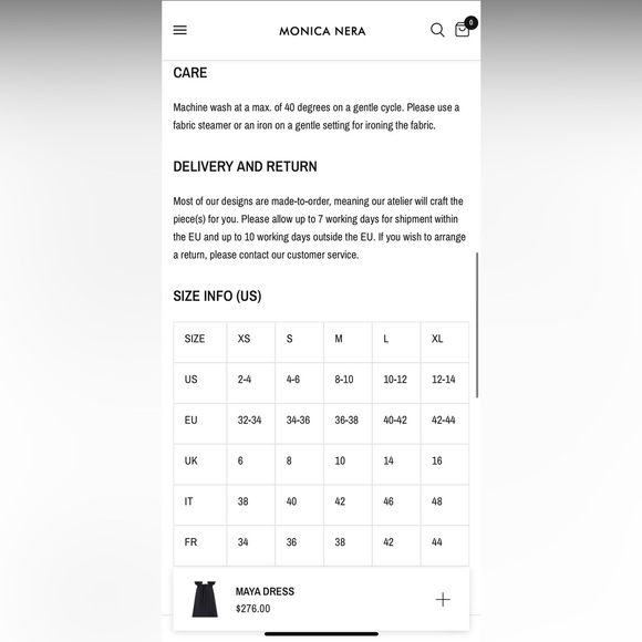 Monica Nera purple Maya dress - Picture 7 of 7